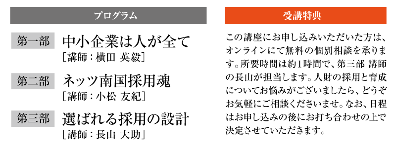 オンラインネッツ南国流採用道概要